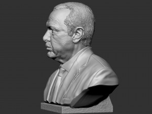 Recep Erdogan Modelo de Impressão 3D
