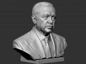 Recep Erdogan 3D Print Model