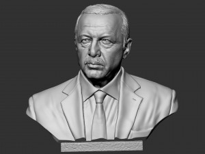 Recep Erdogan Modelo de Impressão 3D