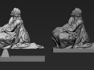 Jesus Sculpture 11 Modelo de Impressão 3D