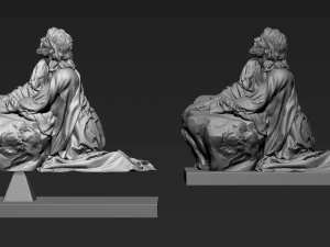 Jesus Sculpture 11 3D Print Model