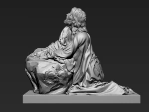 Jesus Sculpture 11 3D Print Model