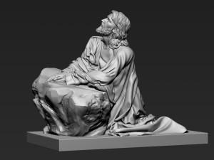 Jesus Sculpture 11 Modelo de Impressão 3D