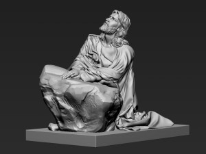 Jesus Sculpture 11 Modelo de Impressão 3D
