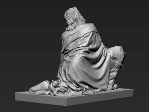 Jesus Sculpture 11 Modelo de Impressão 3D