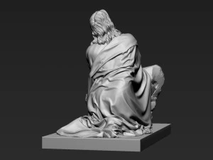 Jesus Sculpture 11 3D Print Model