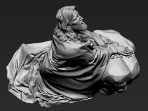 Jesus Sculpture 11 Modelo de Impressão 3D