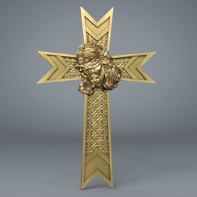 Jesus Cross 08 Model do druku 3D .c4d .max .obj .3ds .fbx .stl .blend