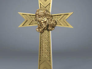 Jesus Cross 08 3D Print Model