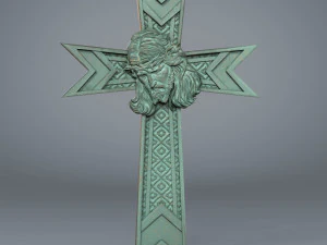 Jesus Cross 08 3D Print Model
