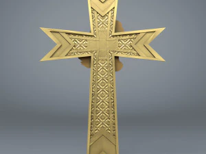 Jesus Cross 08 3D Print Model