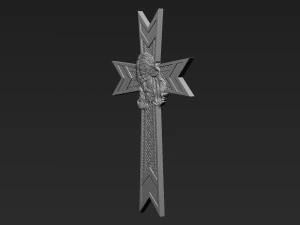 Jesus Cross 08 3D Print Model