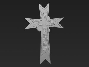 Jesus Cross 08 Model do druku 3D