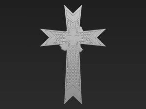 Jesus Cross 08 3D Print Model