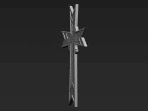 Jesus Cross 08 3D Print Model