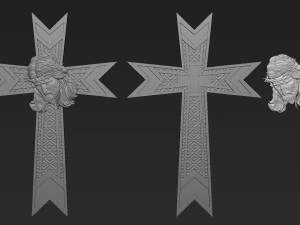 Jesus Cross 08 3D Print Model