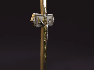 Cruz de Jesus 09 Modelo de Impressão 3D