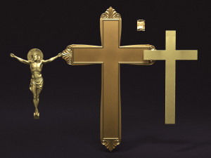 Jesus Cross 09 3Dプリントモデル