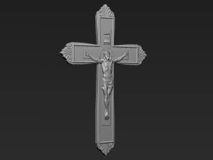 Cruz de Jesus 09 Modelo de Impressão 3D