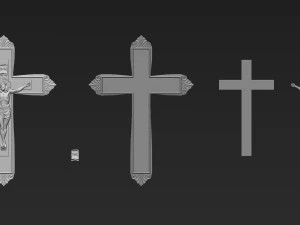 Cruz de Jesus 09 Modelo de Impressão 3D