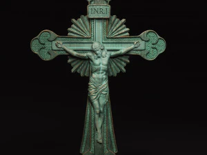 Jezus Krzyż 10 Model do druku 3D