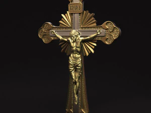 Jezus Krzyż 10 Model do druku 3D