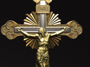 Jesus Cross 10 Modelo de Impressão 3D