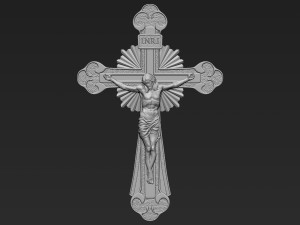 Jesus Cross 10 Modelo de Impressão 3D