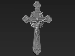 Jezus Krzyż 10 Model do druku 3D