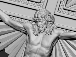 Jesus Cross 10 Modelo de Impressão 3D