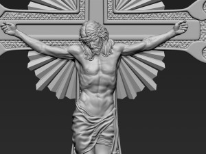 Jesus Cross 10 Modelo de Impressão 3D
