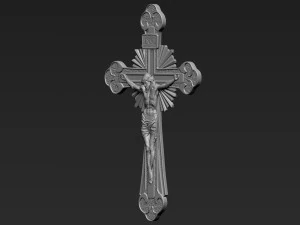 Jezus Krzyż 10 Model do druku 3D