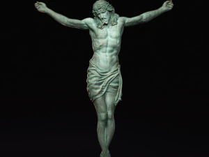 십자가에 못박힌 예수 그리스도 04 3D 프린트 모델