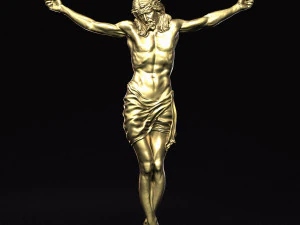 Crucified Jesus Christ 04 3D Print Model