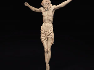Crucified Jesus Christ 04 3D Print Model