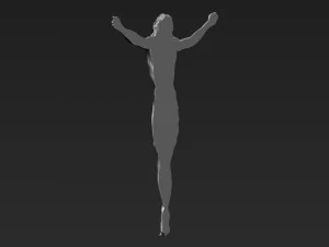 Crucified Jesus Christ 04 3D Print Model
