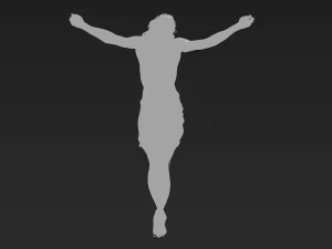 Crucified Jesus Christ 04 3D Print Model