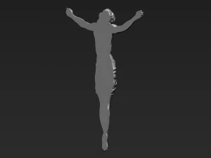 Crucified Jesus Christ 04 3D Print Model