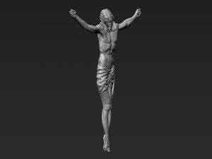 Crucified Jesus Christ 04 3D Print Model