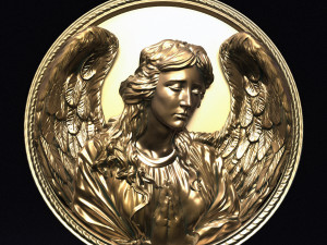 Angel Relief 03 Modelo de Impressão 3D