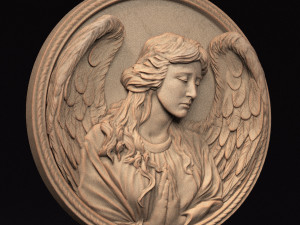 Angel Relief 03 Modelo de Impressão 3D