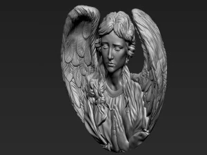 Anjo Al&iacute;vio 03 Modelo de Impressão 3D