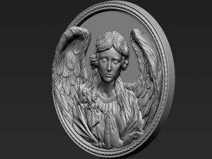 Angel Relief 03 Modelo de Impressão 3D