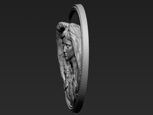 Angel Relief 03 Modelo de Impressão 3D