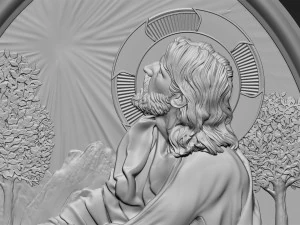 Jesus Relief 13 3D Print Model