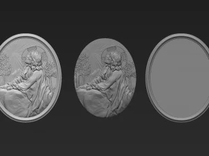 Jesus Relief 13 3D Print Model