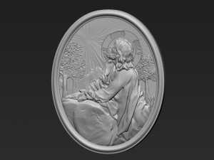 Jesus Relief 13 3D 打印模型