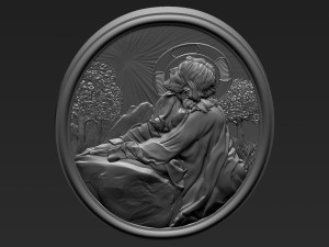 Jesus Relief 13 3D 打印模型