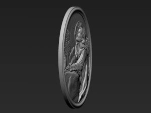 Jesus Relief 13 3D Print Model