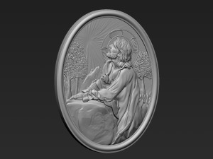Jesus Relief 13 3D 打印模型